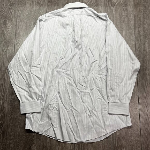 Brooks Brothers 346 Dress Shirt Button Grey‎ 17-2/3 Preppy Business XL - Picture 6 of 10